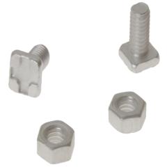 Alm Gh004 Square Glaze Bolts & Nuts Pk20