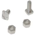 Alm Gh004 Square Glaze Bolts & Nuts Pk20