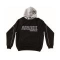 Apache Black / Grey Hooded Sweatshirt - Xl