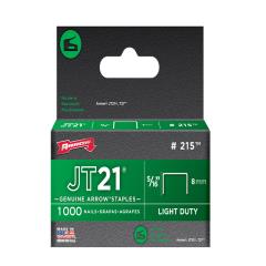 Arrow Jt21 T27 Staples 8mm (5/16in) Box 1000