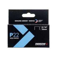 Arrow P22 Staples 8mm (5/16in) Box 5050
