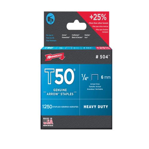 Arrow T50 Staples 6mm(1/4