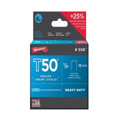 Arrow T50 Staples 12mm 1/2in Pk5000 (4 X1250)