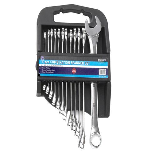 Bluespot Polished Combination Spanner Set