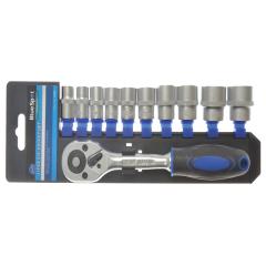 Bluespot Socket Set 11 Piece 3/8 In Drive