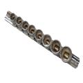 Bluespot Sockets On Rail 8 Piece 3/8in Drive