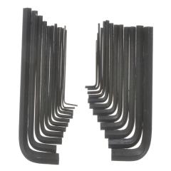 Bluespot Hex Key Set Pouch 25 Piece Metric