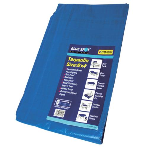 Bluespot Tarpaulin 6x4 Feet(approx Size Only)