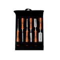 Bahco 424-p Bevel Edge Chisel Set 6 Piece In