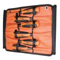 Bahco 424-p Bevel Edge Chisel Set 6 In Roll