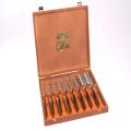 Bahco 424-p Bevel Edge Chisel Set Of 8
