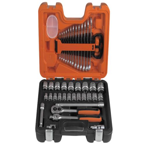 Bahco S400 Socket & Spanner Set Of 40 Metric