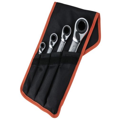 Bahco Reversible Ratchet Spanners Set 4 Piece