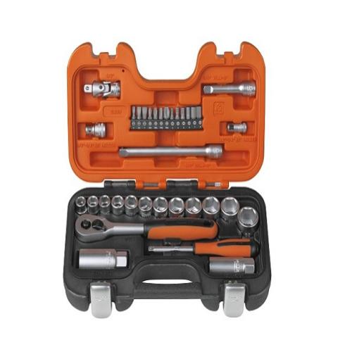 Bahco Socket Set 3/8in & 1/4in Drive 34pc