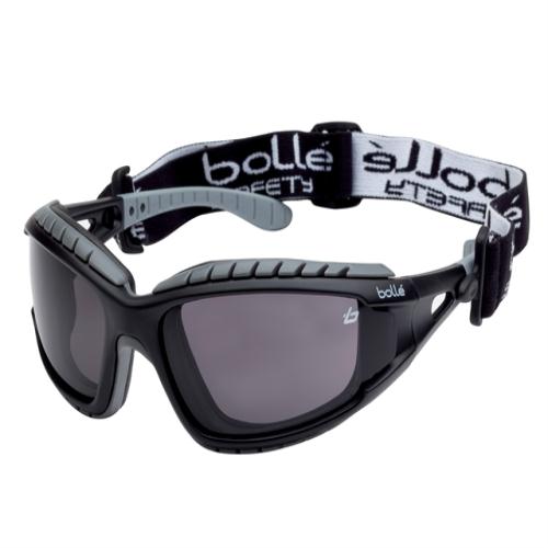 Bollé Tracker Safety Goggles Vented Smoke