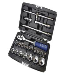 Britool Socket Set 22pc Metric 1/2 In Drive