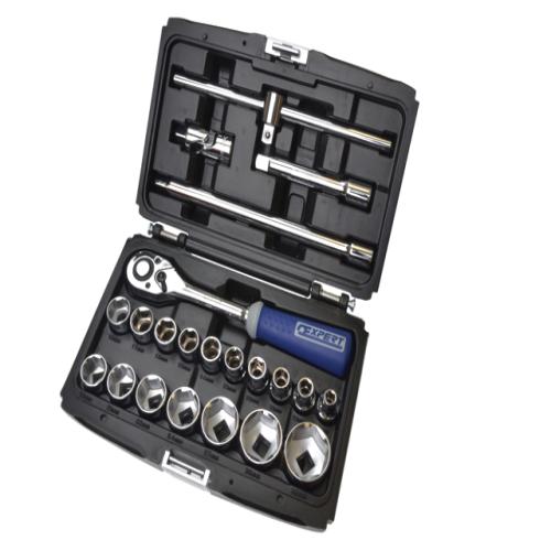 Britool Socket Set 22pc Metric 1/2 In Drive
