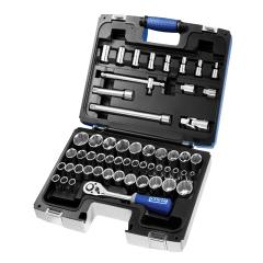 Britool Socket Set 55pc Metric 1/2 In Drive