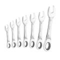 Britool Stubby Ratchet Spanner Set 7pc Metric