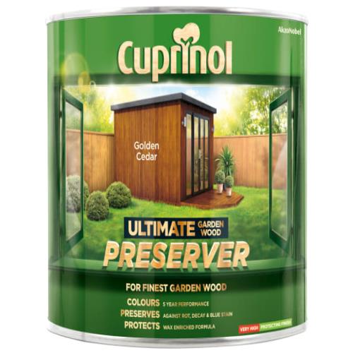 Cuprinol Ultimate Garden Wood Preserver Golde