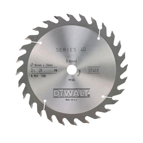 Dewalt Circular Saw Blade 184 X 16mm X 28t