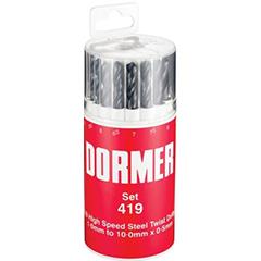 Dormer A191 No.419 Metric Hss Drill Set Of 19