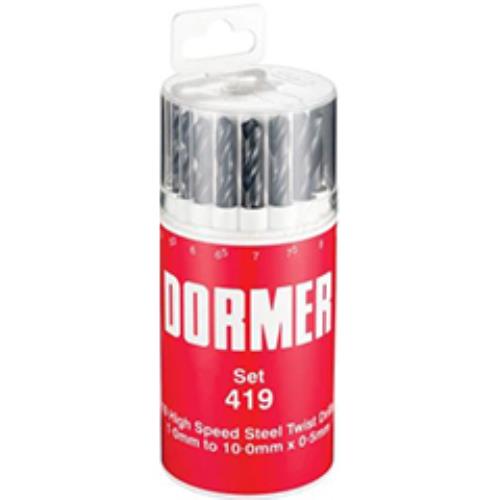 Dormer A191 No.419 Metric Hss Drill Set Of 19