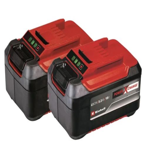 Einhell 2 X Pxc 5.2ah Plus Batteries Pack