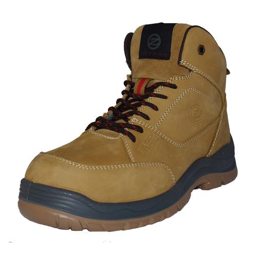 Zephyr Zx73 Honey Nubuck Safety Boot Size 42