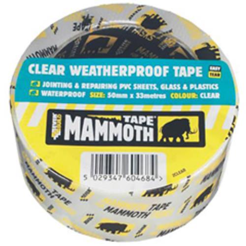 Everbuild Weatherproof Tape 50mm X 10m Clear