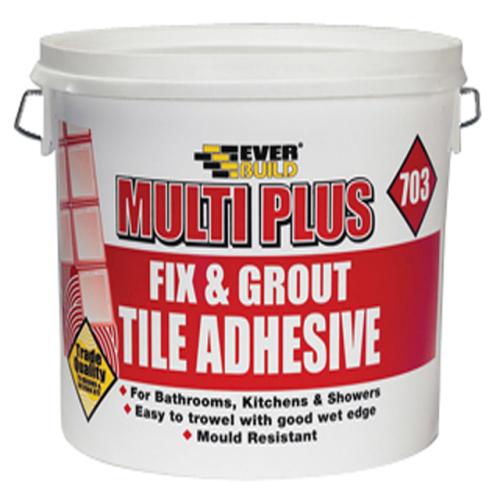 Everbuild Fix & Grout Tile Adhesive 703 500ml