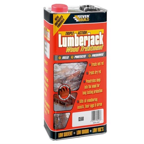 Everbuild Lumberjack Triple Action Wood 5l