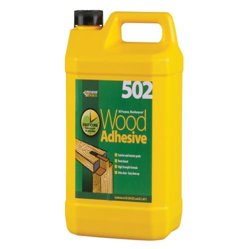 Everbuild Weatherproof Wood Adhesive 5l