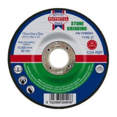 Faithfull Stone Grinding Disc 115 X 6 X 22mm
