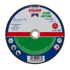 Faithfull Stone Cut Off Disc 230 X 3.2 X 22mm