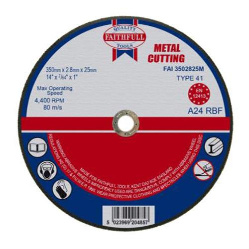 Faithfull Cut Off Disc 350 X 2.8 X 25mm