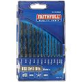 Faithfull Hss Drill Bit Set Of 13 1.5 - 6.5mm
