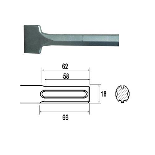 Faithfull Sds Max Scaling Chisel 50 X 400mm