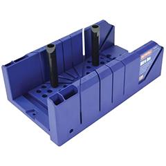 Faithfull Plastic Mitre Box With Pegs 310mm (