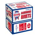 Faithfull Aluminium Rivets 3mm Long Bulk