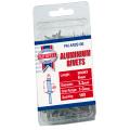 Faithfull Aluminium Rivets 3mm Short
