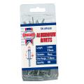 Faithfull Aluminium Rivets 4mm Long