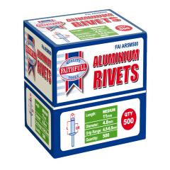 Faithfull Aluminium Rivets 5mm Medium Bulk