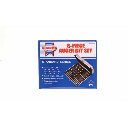 Faithfull Combi Wood Auger Bit Set 8 Piece 6