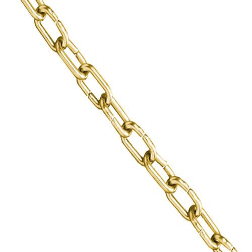 Faithfull Clock Chain Polished Brass 1.6mm