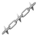 Faithfull Spike Chain Galvanised 6mm X 5m