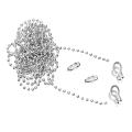 Faithfull Brass Ball Chain Kit Nickel Plated