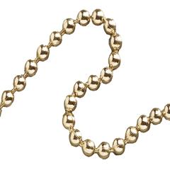 Faithfull Ball Chain Polished Brass 3.2mmx10m