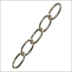 Faithfull Oval Chain 1.8mm X 10m Chrome