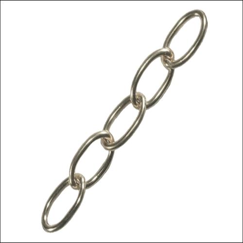 Faithfull Oval Chain 1.8mm X 10m Chrome